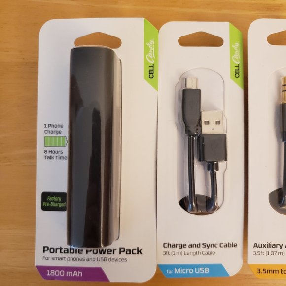 CELLCandy Portable Power Pack, Sync Cable, USB Wall Charger - Picture 2 of 6